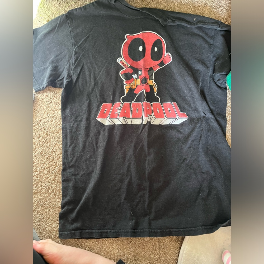 Black Deadpool shirt